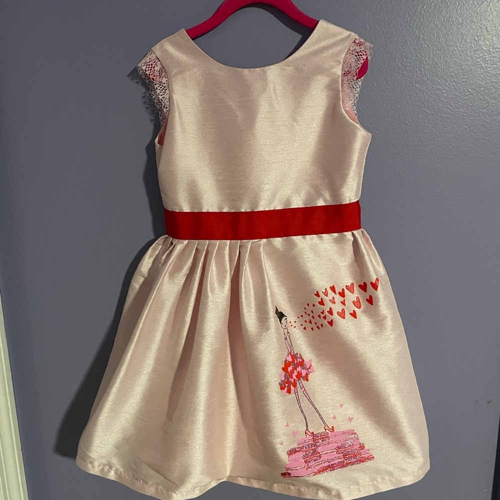 Pink party Dress- size 6 little girls